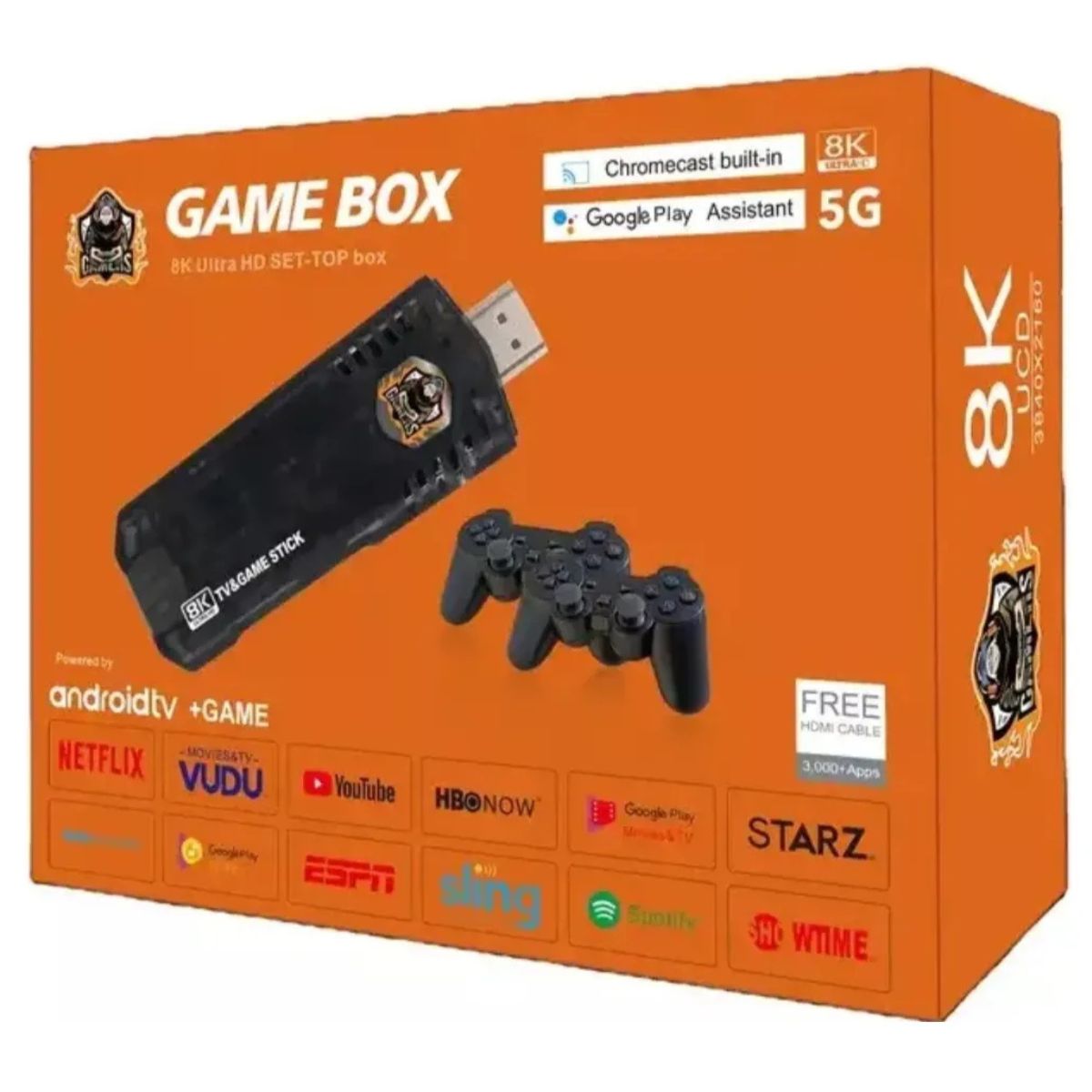 2 Controles + Consola Box TV&Game Stick