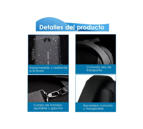 MOCHILA ANTIRROBO